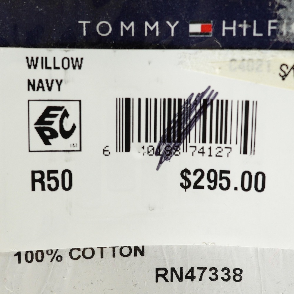 Tommy Hilfiger Blazer Mens 50R Navy Corduroy Elbow Patches Two Button New - Picture 7 of 15